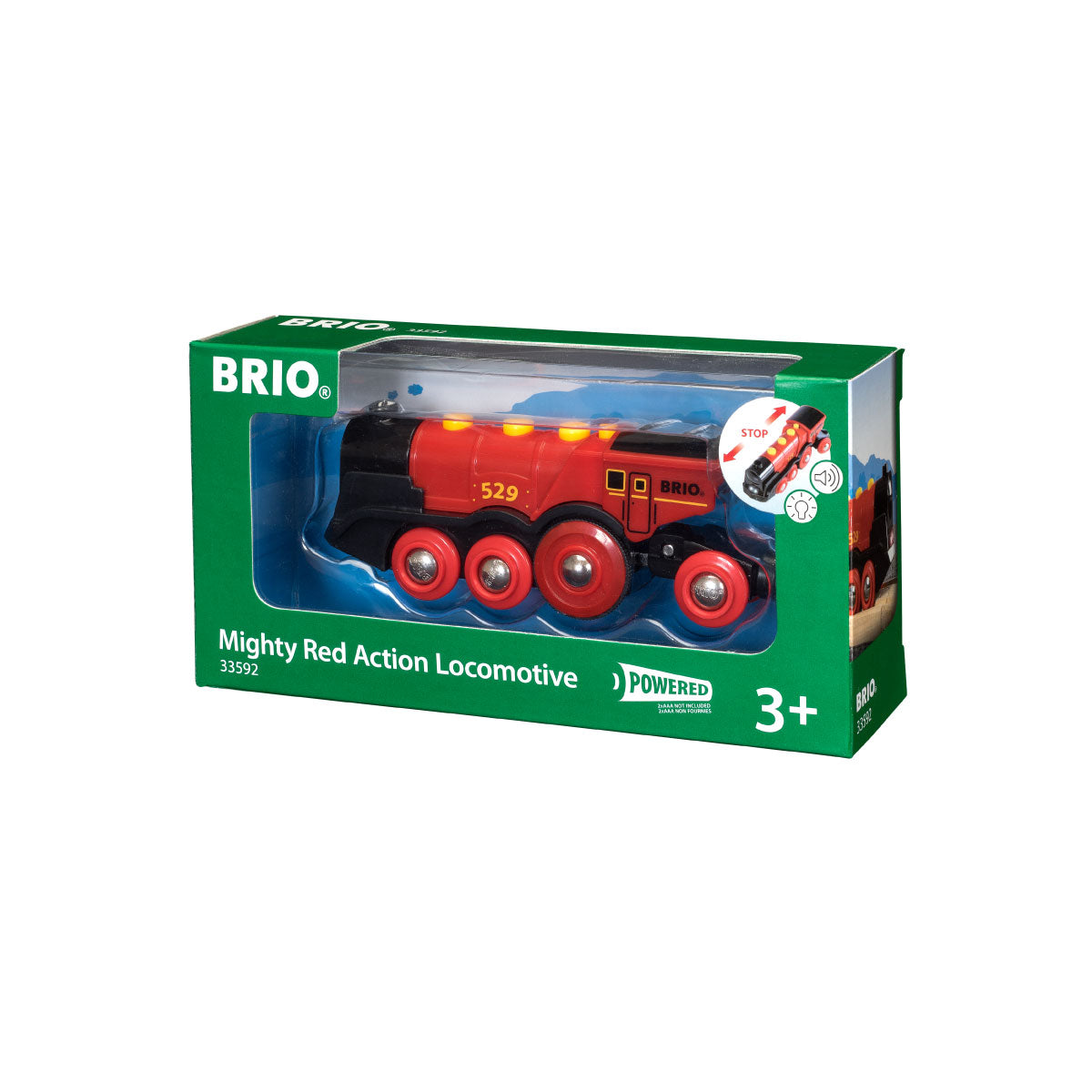 Brio Mighty Red Action Locomotive