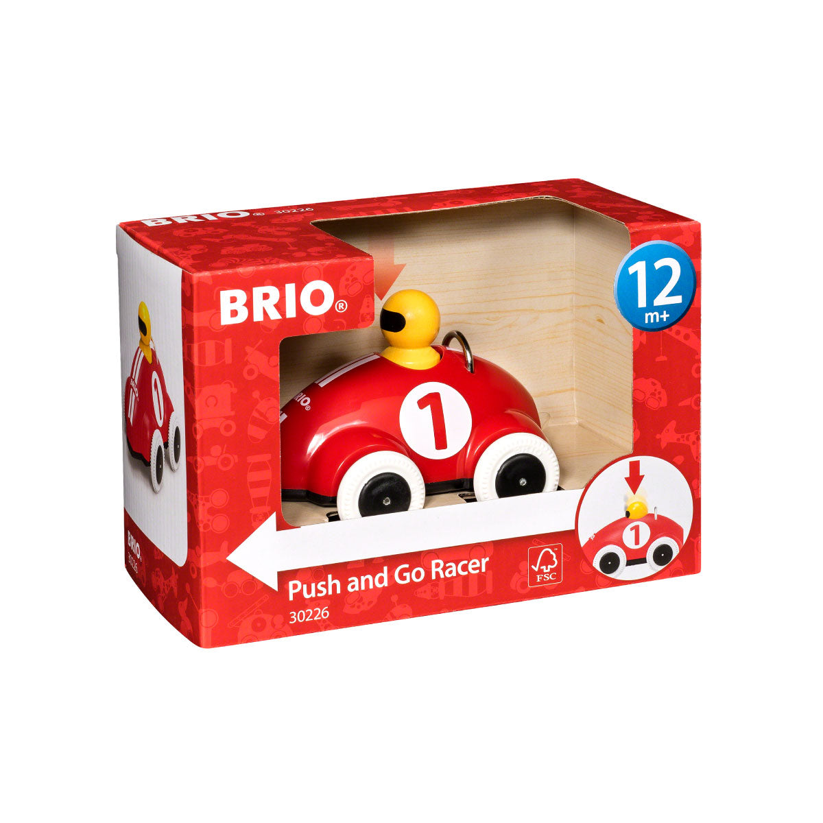 Brio Push & Go Racer