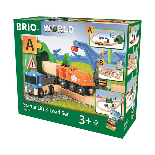 Brio Railway Starter Lift & Load Train Set