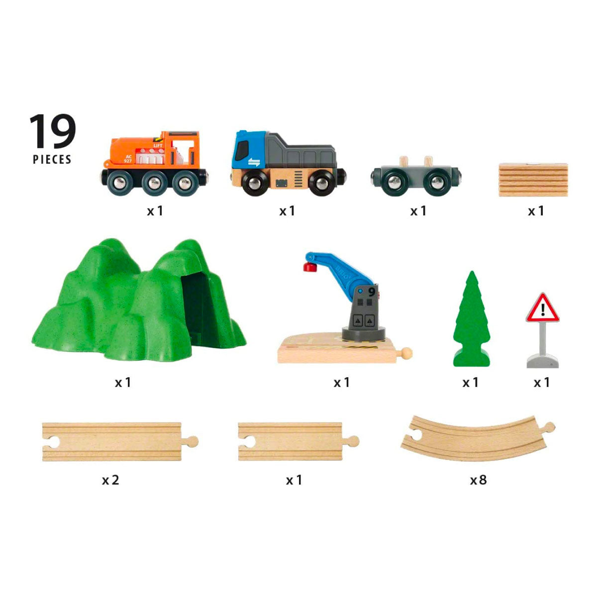 Brio Railway Starter Lift & Load Train Set