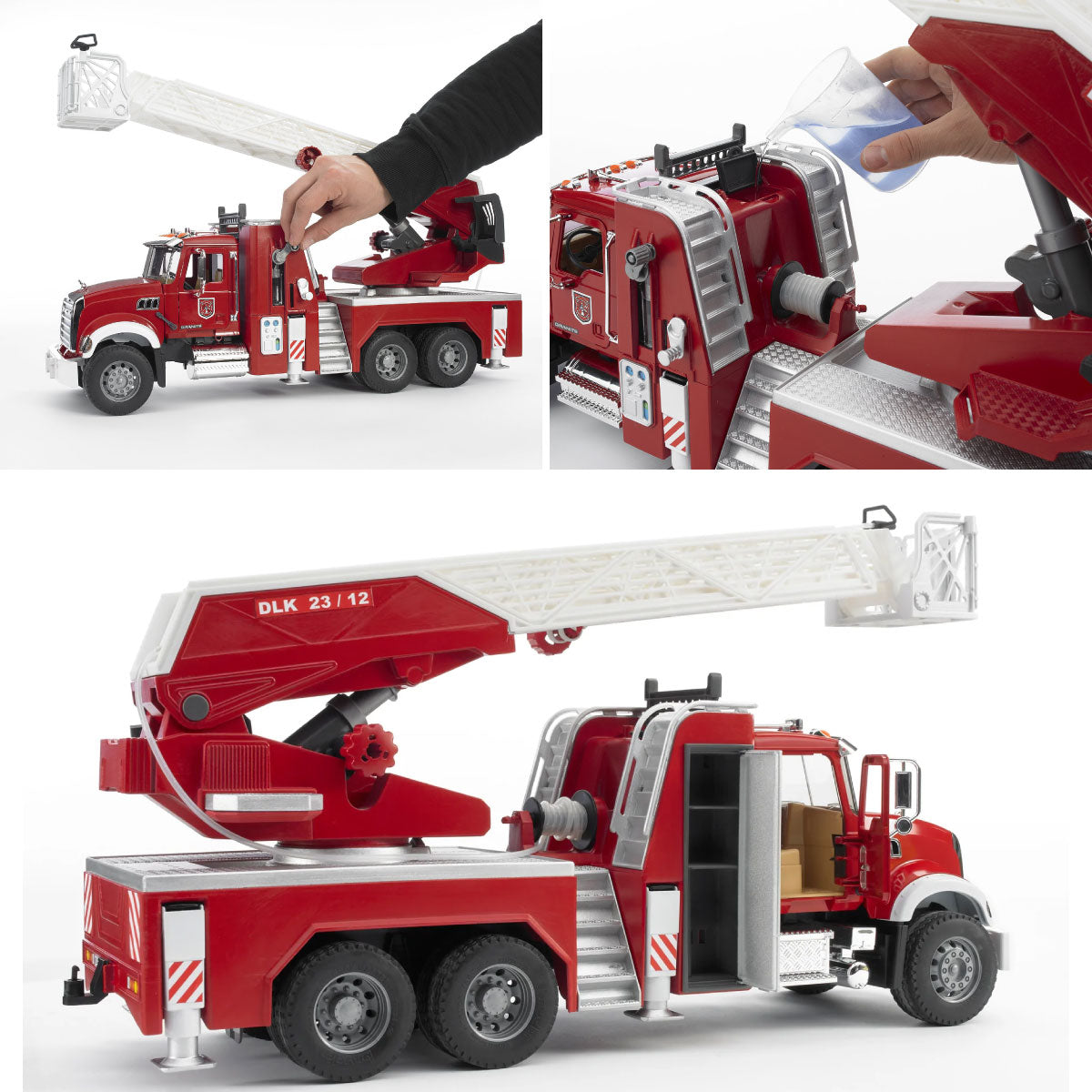 Bruder MACK Granite Fire Engine with Water Pump, Lights & Sounds