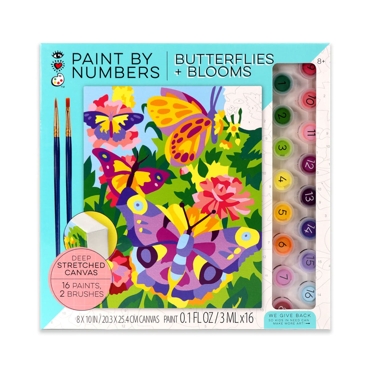 iHeartArt Paint By Numbers - Butterflies & Blooms