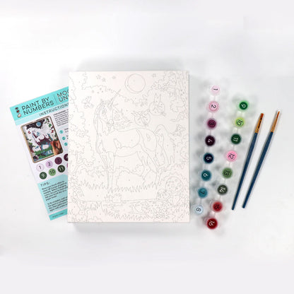 iHeartArt Paint By Numbers - Moonlit Unicorn
