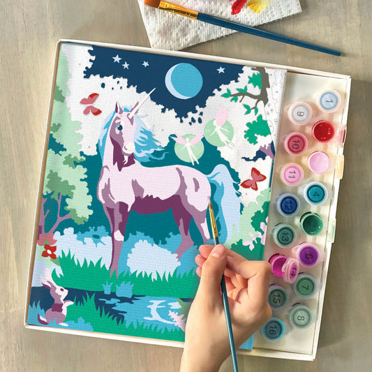 iHeartArt Paint By Numbers - Moonlit Unicorn