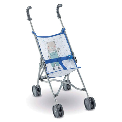 Blue Corolle Umbrella Stroller for 14” - 17” Baby Dolls