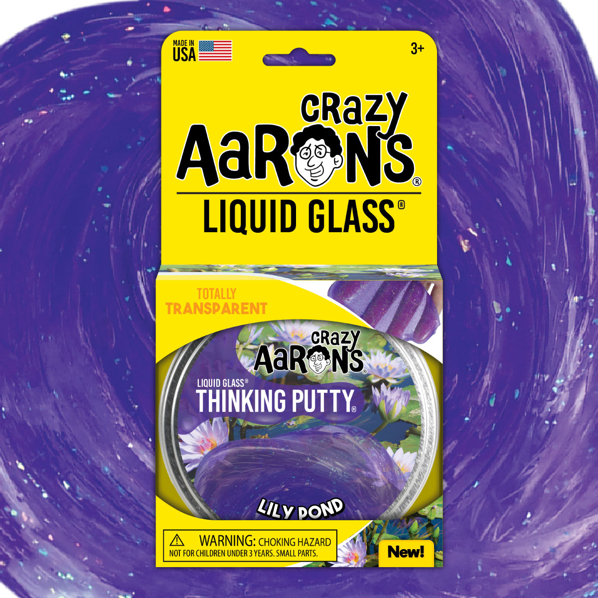 Crazy Aaron's Thinking Putty Liquid Glass Lily Pond