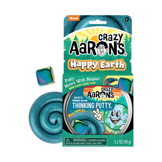 Crazy Aaron's Happy Earth Magnetic Storm Thinking Putty
