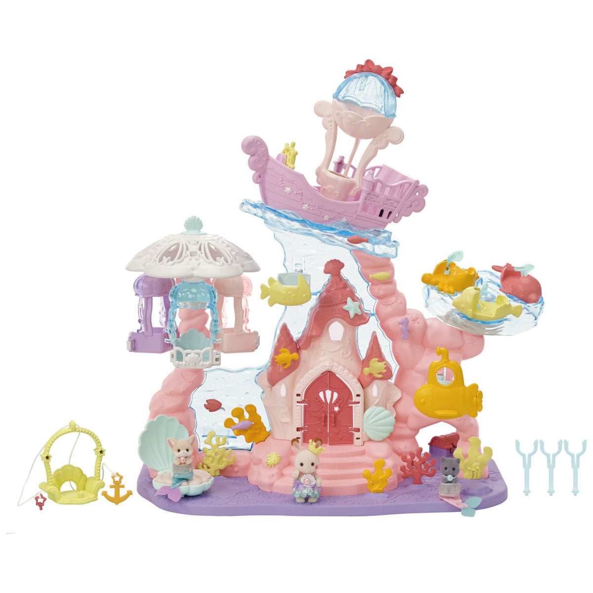 Calico Critters Baby Amusement Park Mermaid Castle