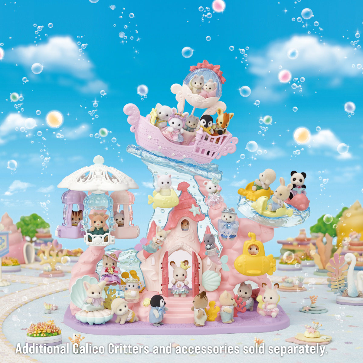 Calico Critters Baby Amusement Park Mermaid Castle