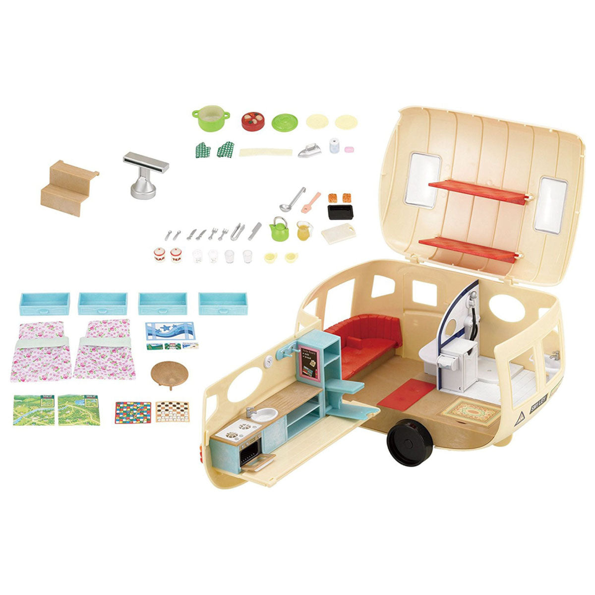 Calico Critters Caravan Family Camper Set