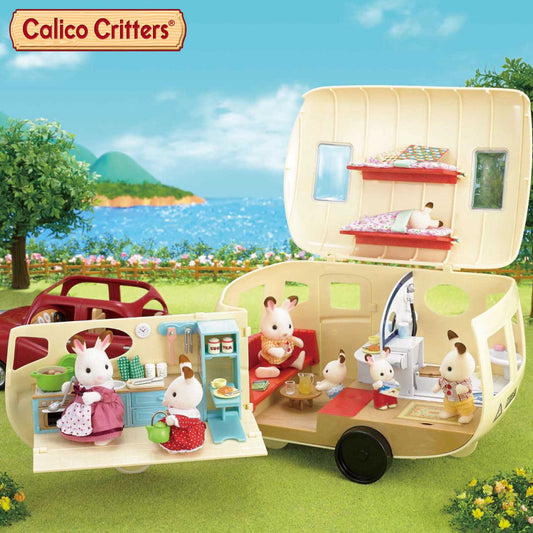 Calico Critters Caravan Family Camper Set