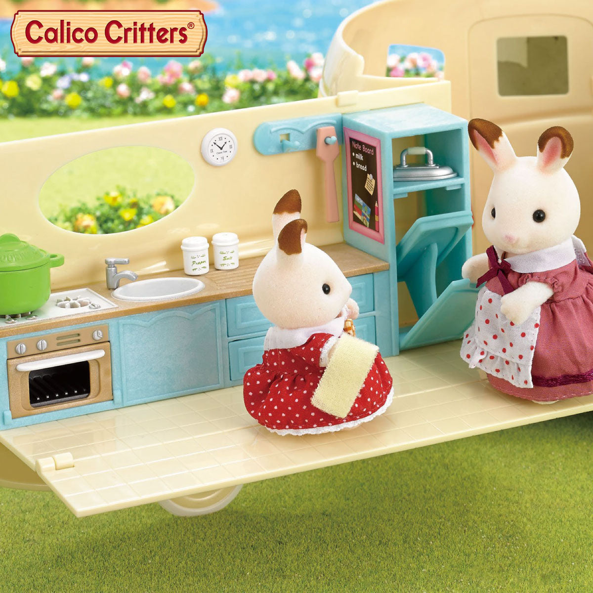 Calico Critters Caravan Family Camper Set