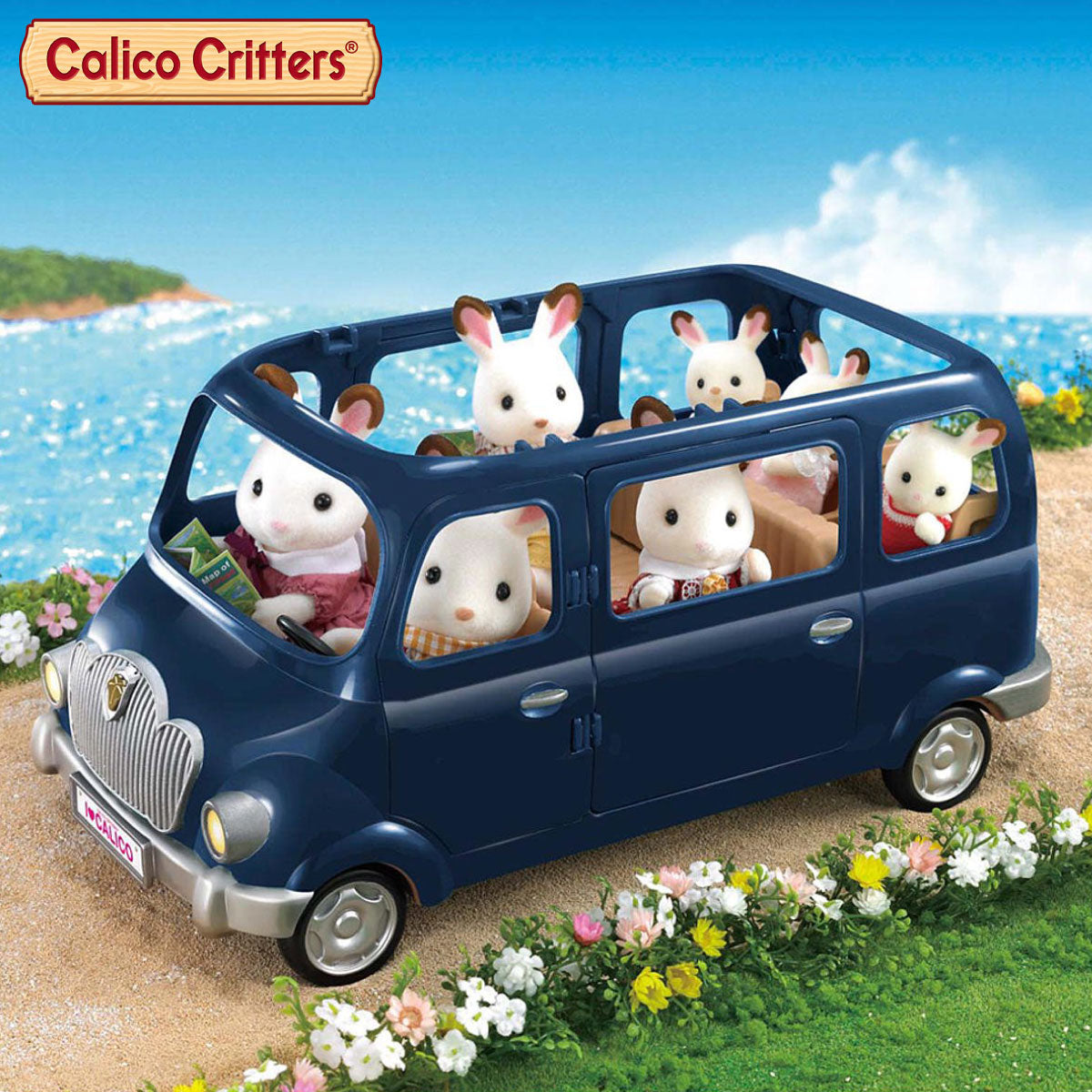 Calico Critters Family Seven Seater Car