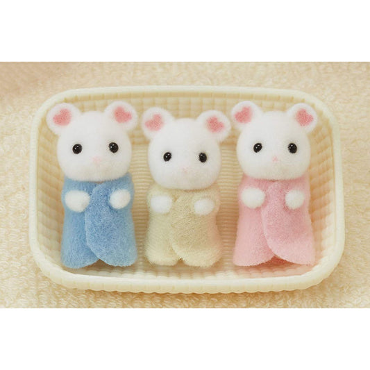 Calico Critters Marshmallow Mouse Triplets