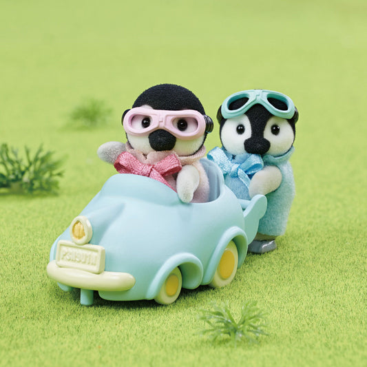 Calico Critters Waddle Penguin Babies Ride and Play