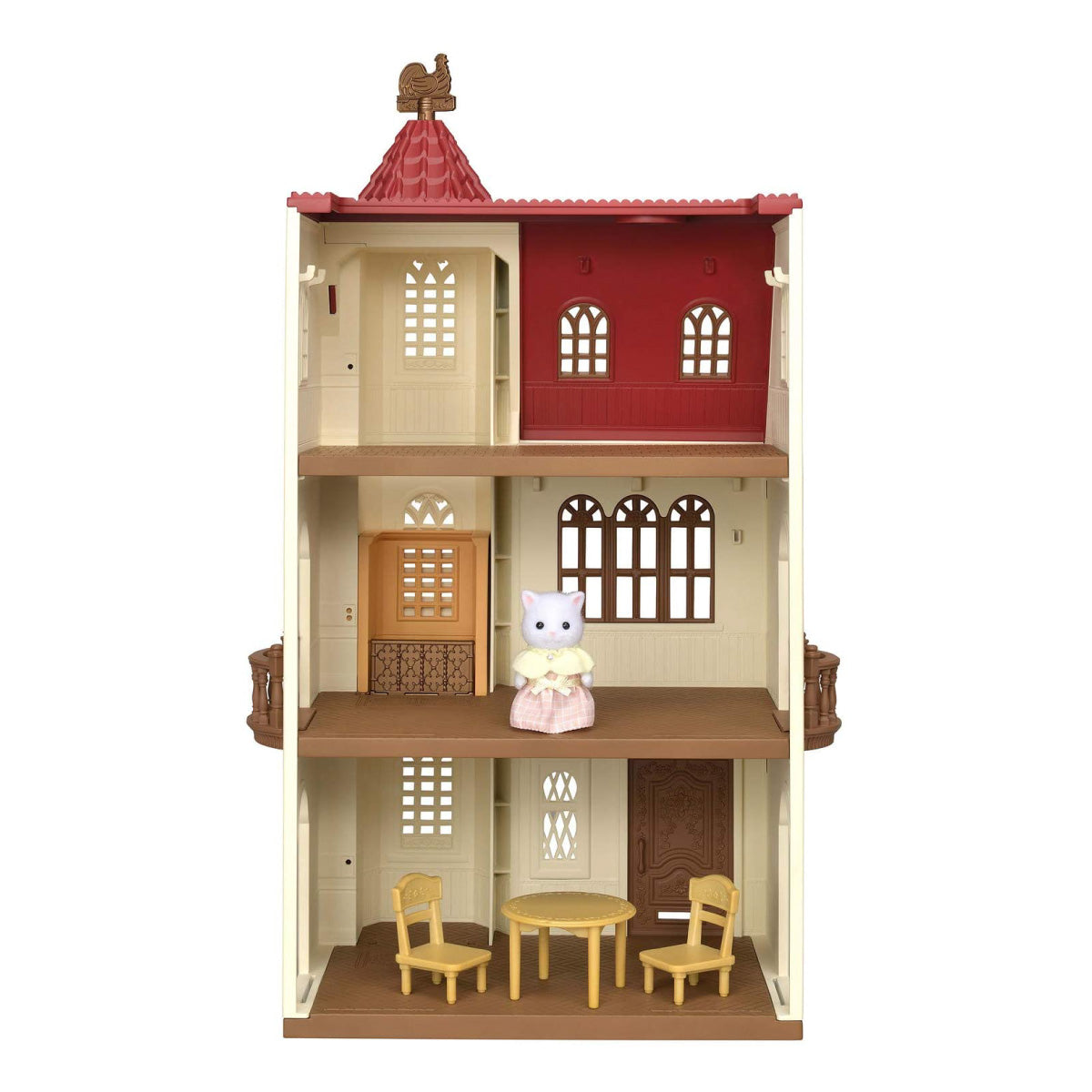 Calico Critters Red Roof Tower Home