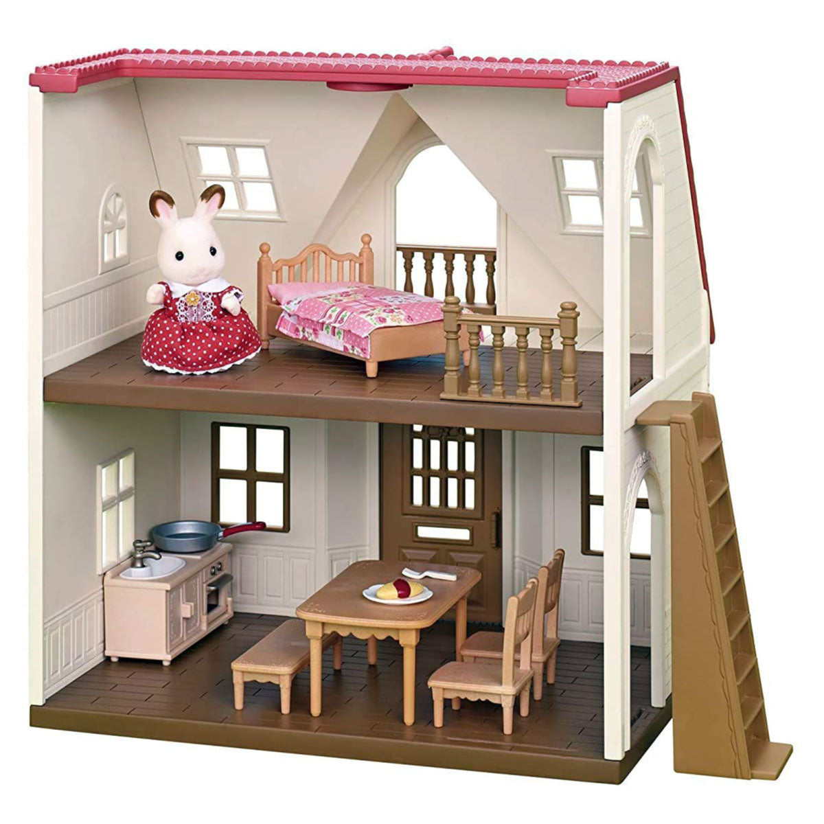 Calico Critters Red Roof Cozy Cottage Starter Home
