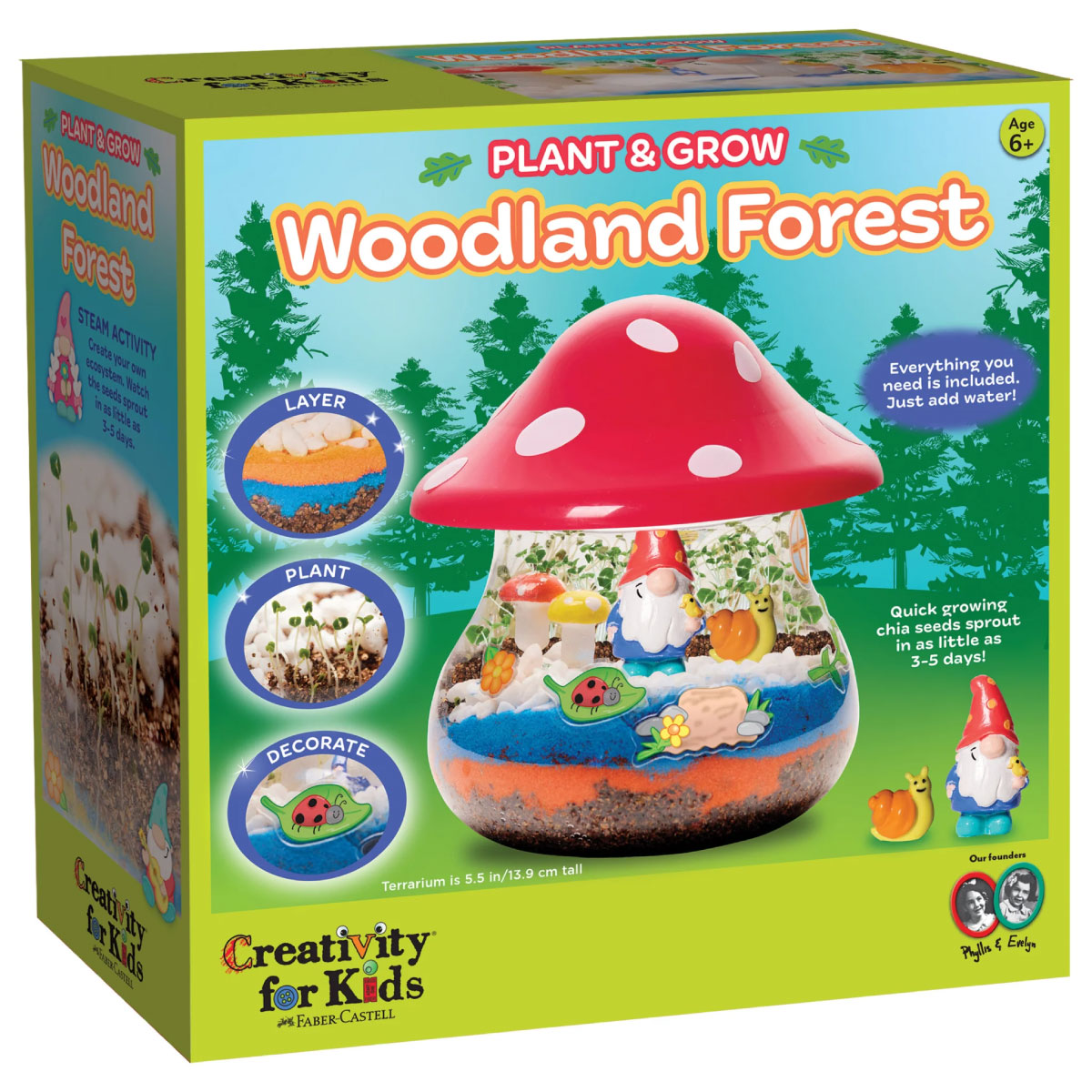 Creativity for Kids Plant & Grow Woodland Forest Terrarium
