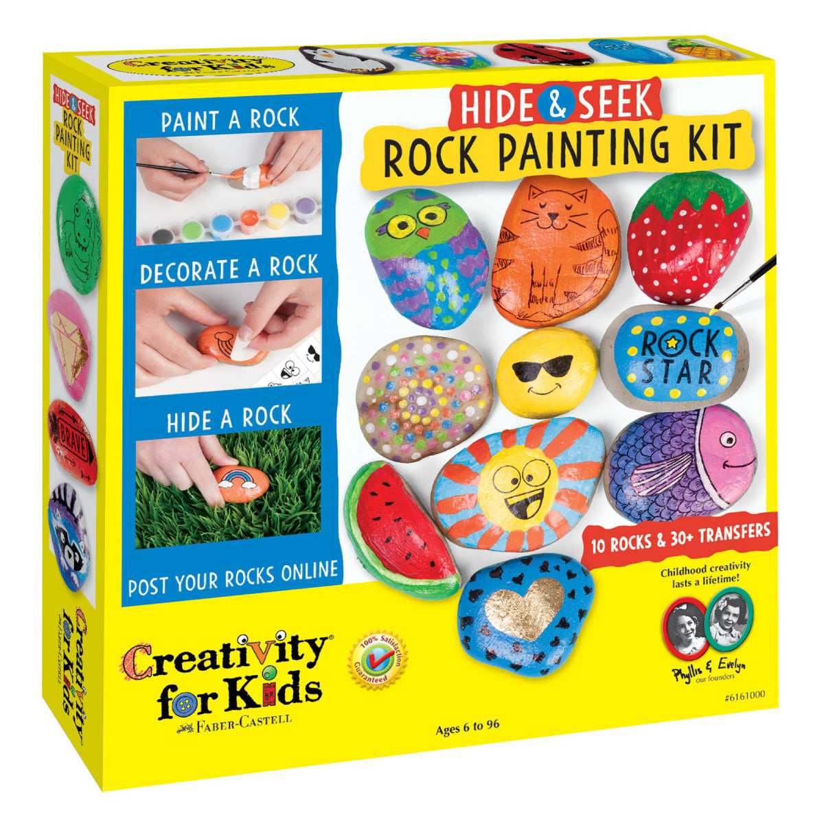 Hide & Seek Rock Painting Kit from Creativity for Kids