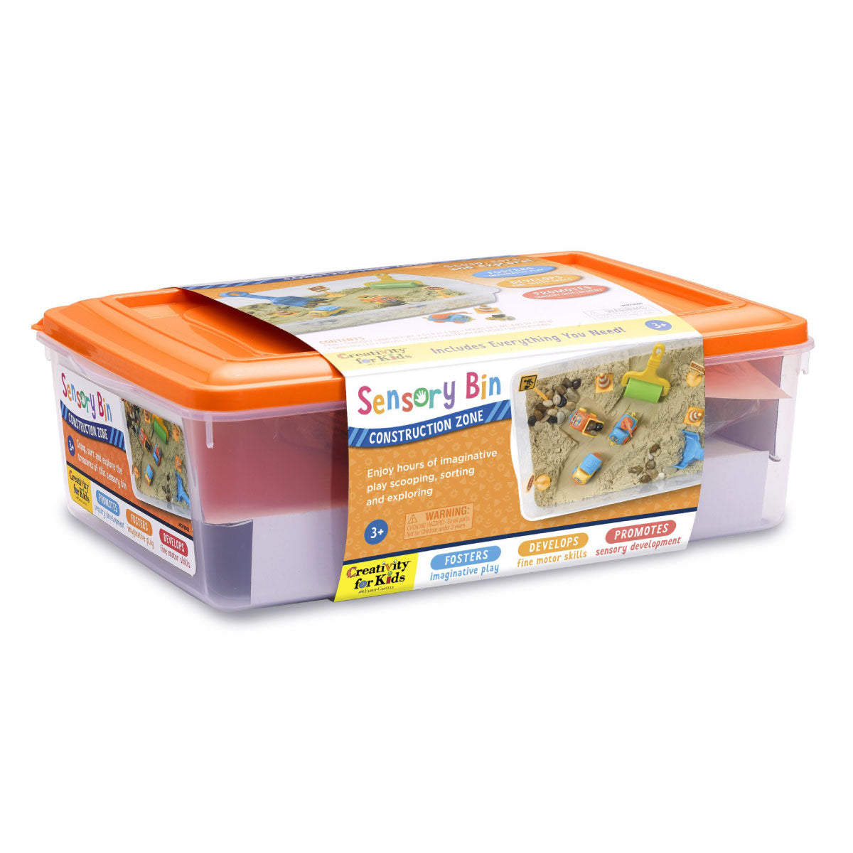 Sensory Bin Construction Zone from Creativity for Kids