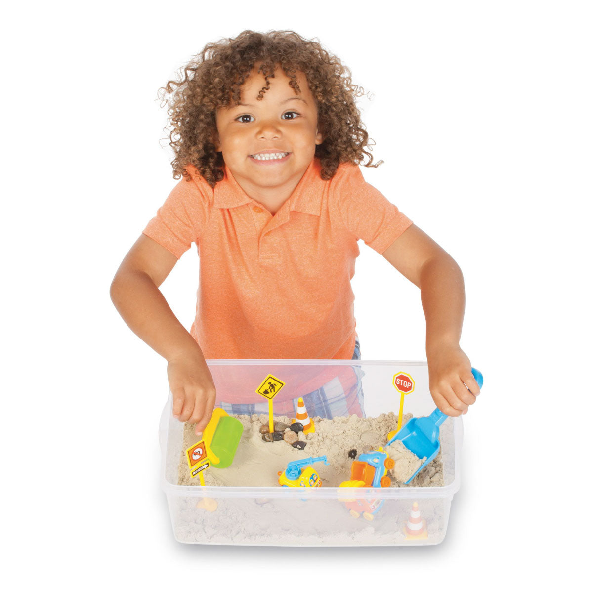 Sensory Bin Construction Zone from Creativity for Kids