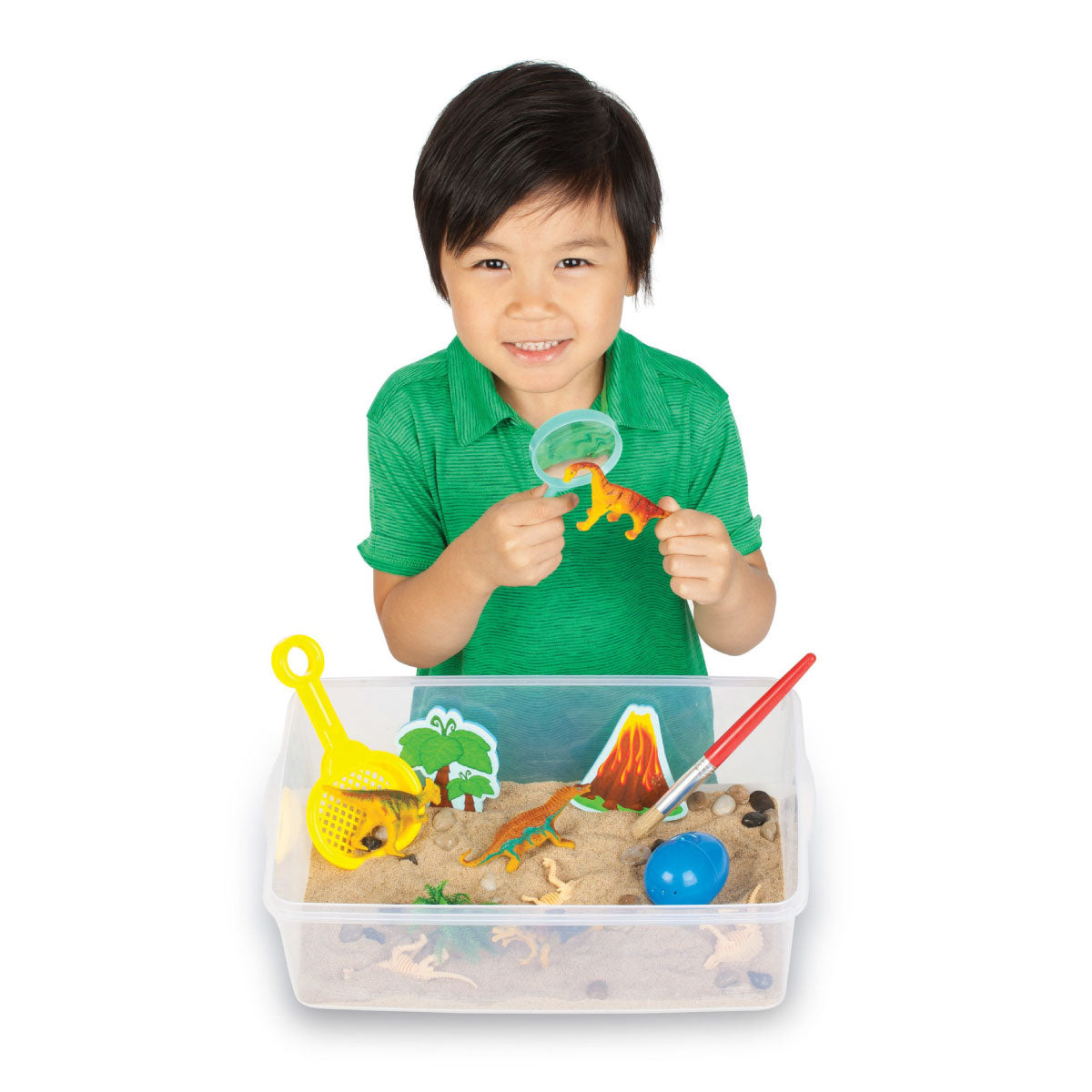 Sensory Bin Dinosaur Dig from Creativity for Kids