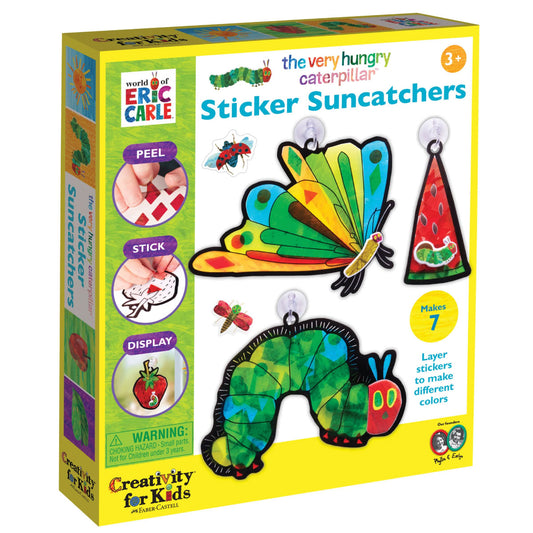 Creativity for Kids World of Eric Carle The Very Hungry Caterpillar Sticker Suncatchers