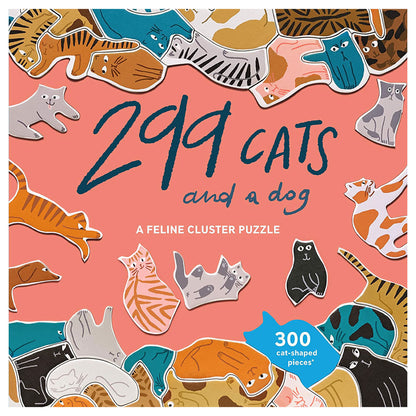 Laurence King 299 Cats and 1 Dog Jigsaw Cluster Puzzle