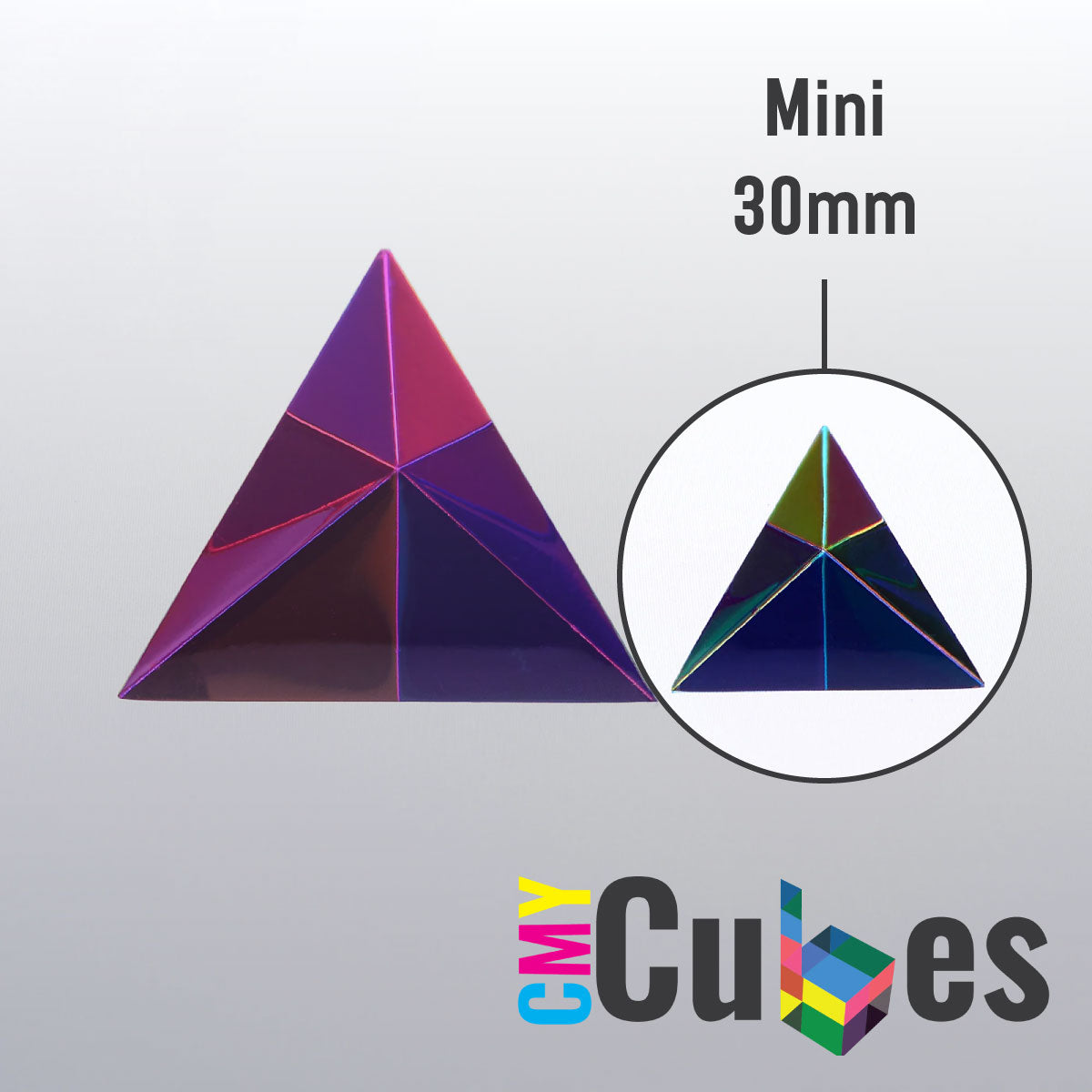 CMY Cubes Ignis Tetrahedron 30mm Mini