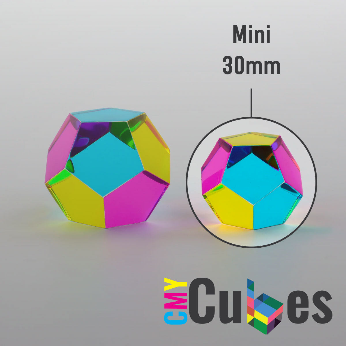 CMY Cubes Mundus Dodecahedron 30mm Mini