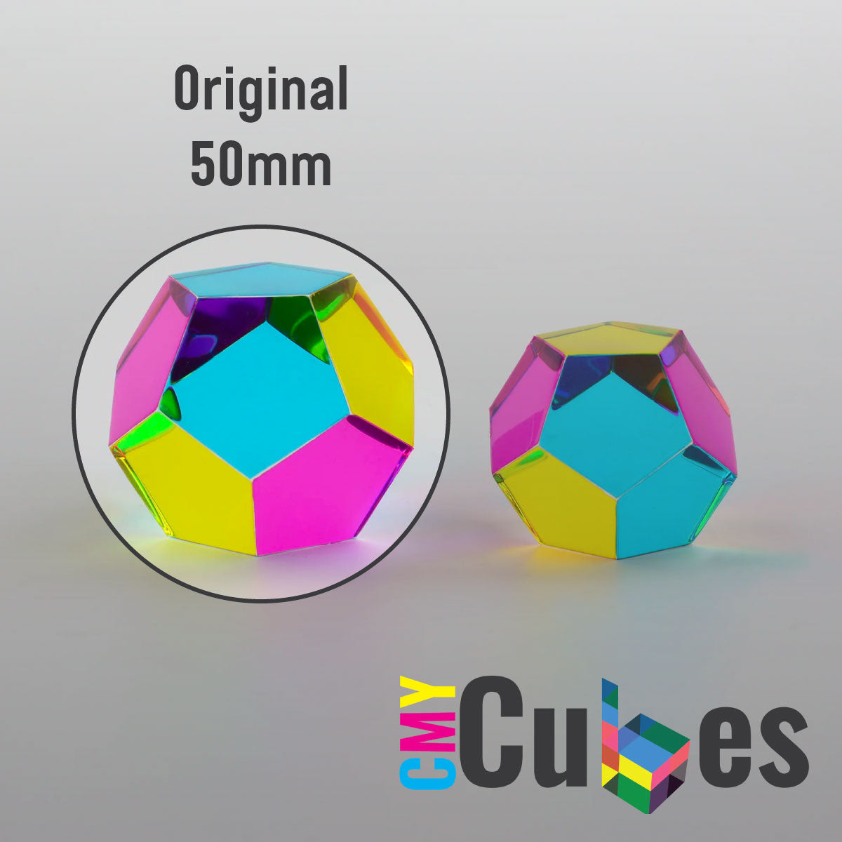 CMY Cubes Mundus Dodecahedron 50mm Original