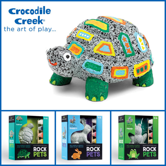 Crocodile Creek Rock Pets Painting Sets