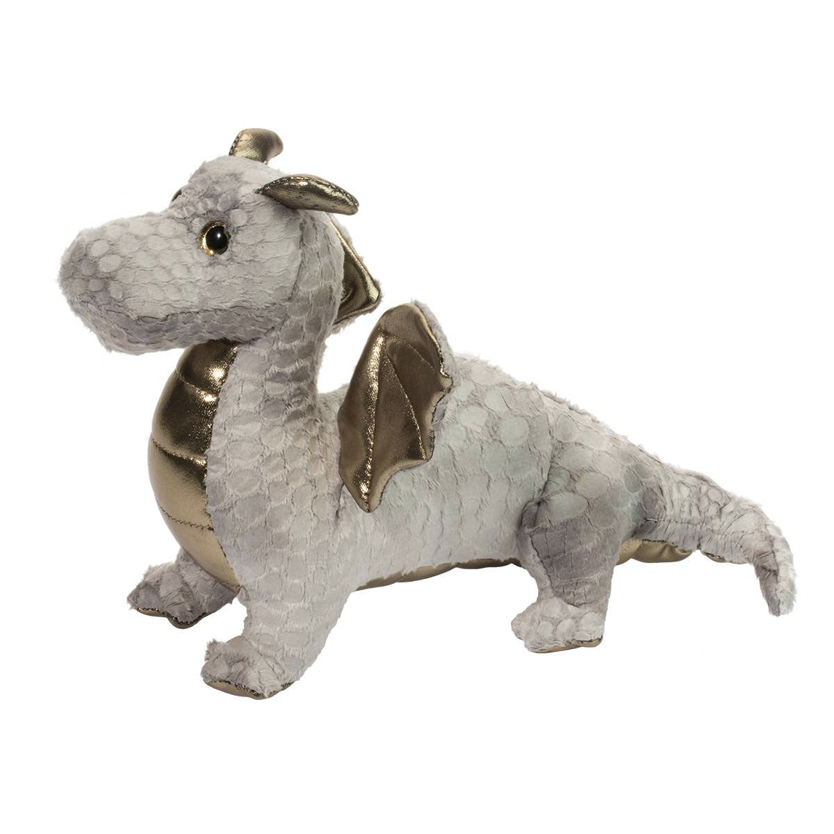 Hydra Silver Gray Baby Dragon from Douglas Cuddle Toys