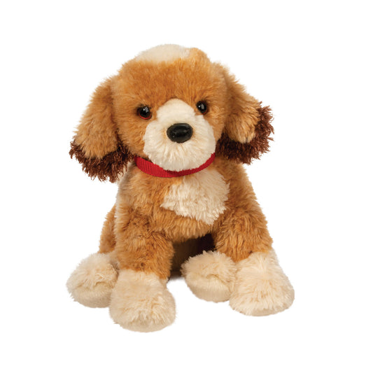 Large Holiday Buttercup Doodle Pup with Red Collar from Douglas