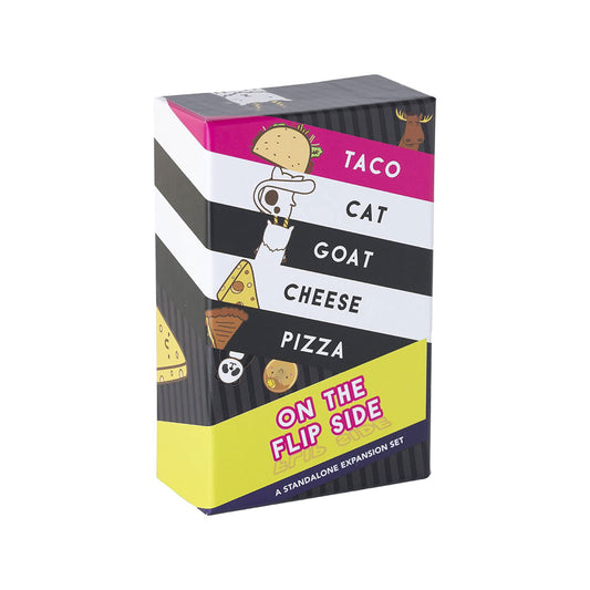 Taco Cat Goat Cheese Pizza On the Flip Side Standalone Expansion Set from Dolphin Hat Games