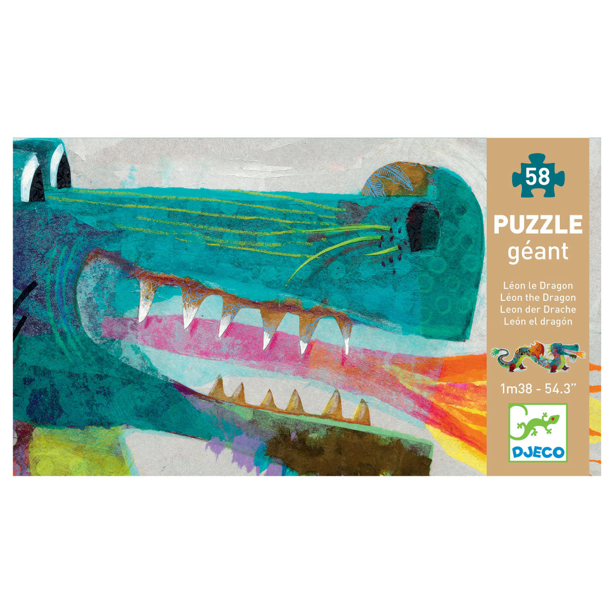 Leon the Dragon Jigsaw Floor Puzzle