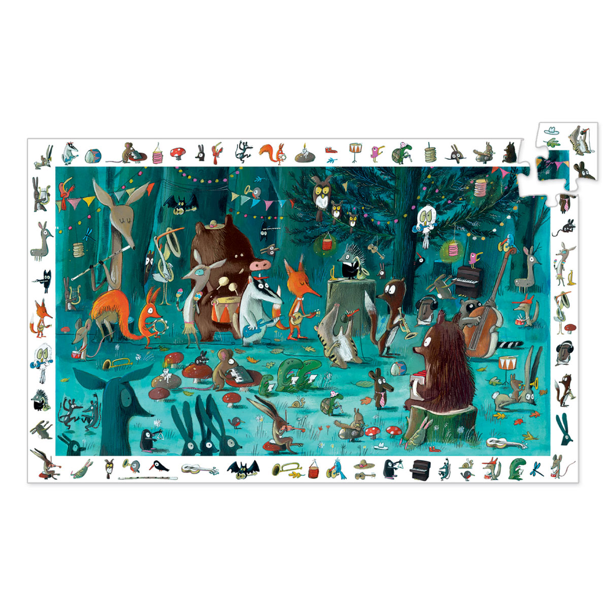 Djeco Observation Puzzle - The Orchestra 35pc Jigsaw