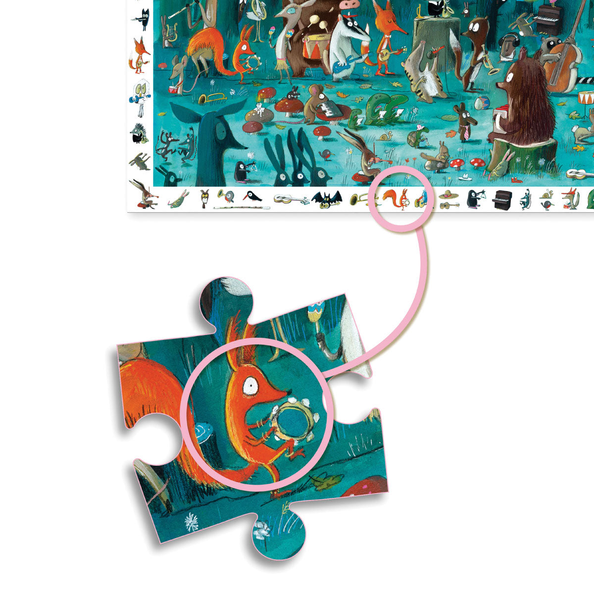 Djeco Observation Puzzle - The Orchestra 35pc Jigsaw