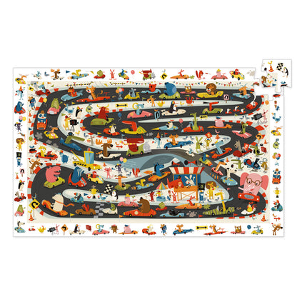 Djeco Observation Puzzle - Automobile Rally 54 pc Jigsaw