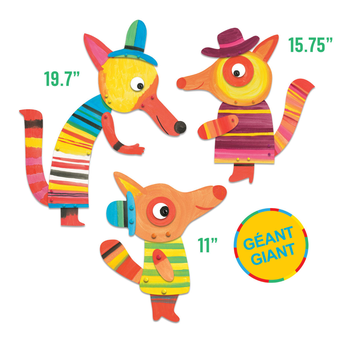 Djeco Fox Family Watercolor Paints Kit