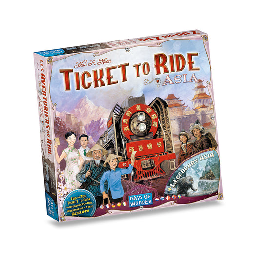 Ticket to Ride Asia Map Expansion Set from Days of Wonder