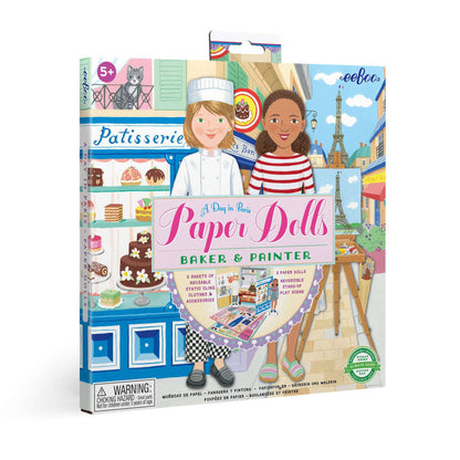 Baker & Painter Paper Dolls by eeBoo 