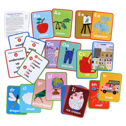 Alphabet & Phonics Flash Cards from eeBoo