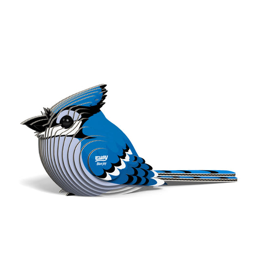 Eugy Blue Jay 3-D Cardboard Model Kit