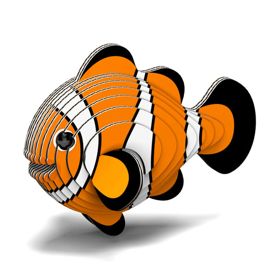 Eugy Clownfish 3-D Cardboard Model Kit