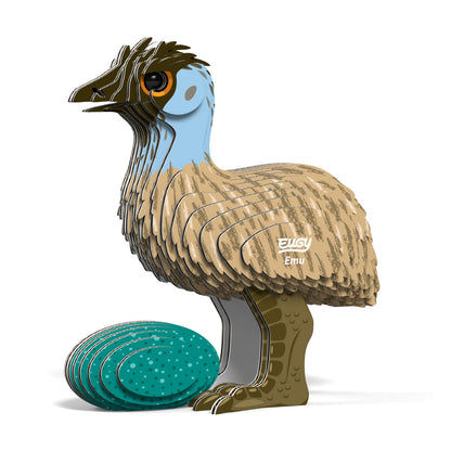Eugy Emu 3-D Cardboard Model Kit