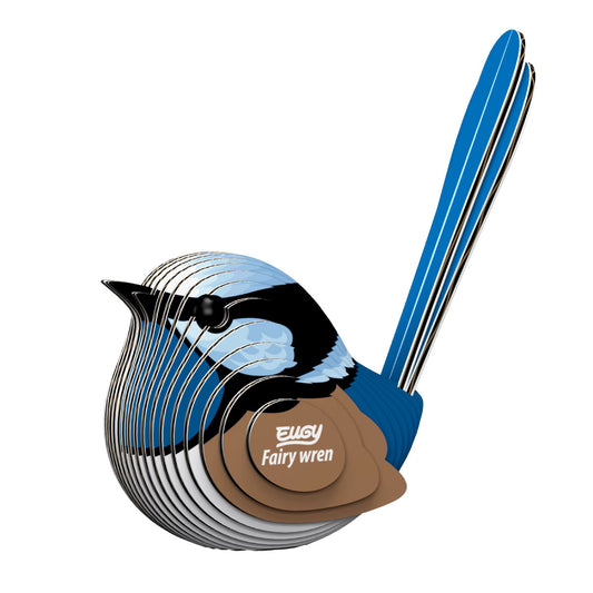 Eugy Fairy Wren 3-D Cardboard Model Kit