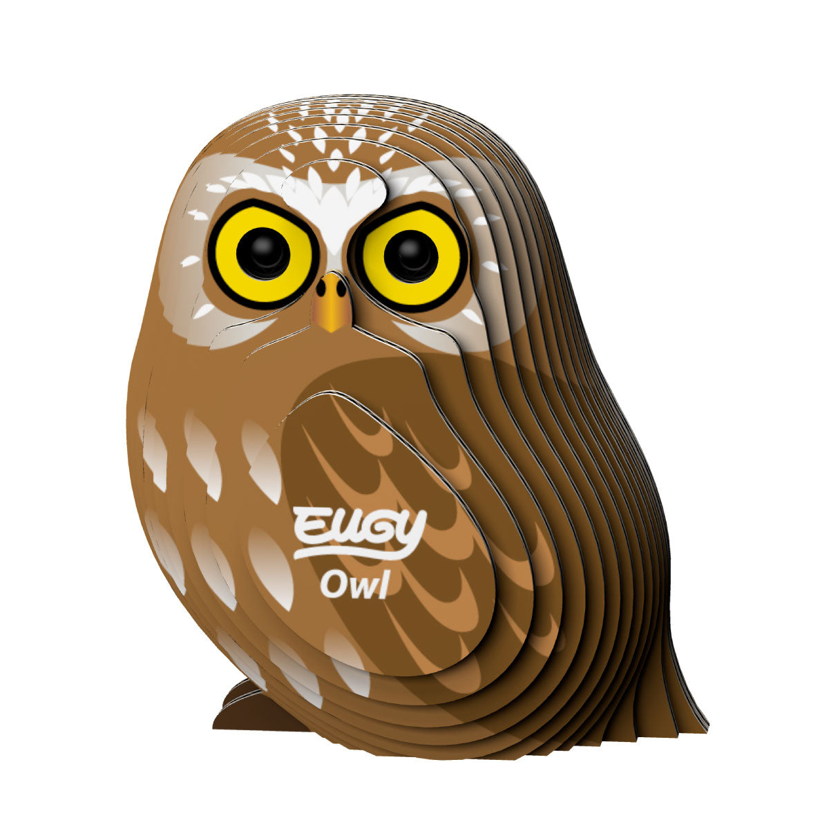 Eugy Owl 3-D Cardboard Model Kit