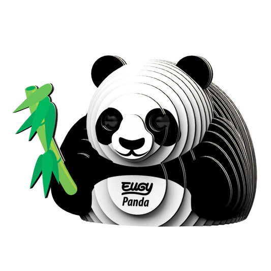 Eugy Panda 3-D Cardboard Model Kit