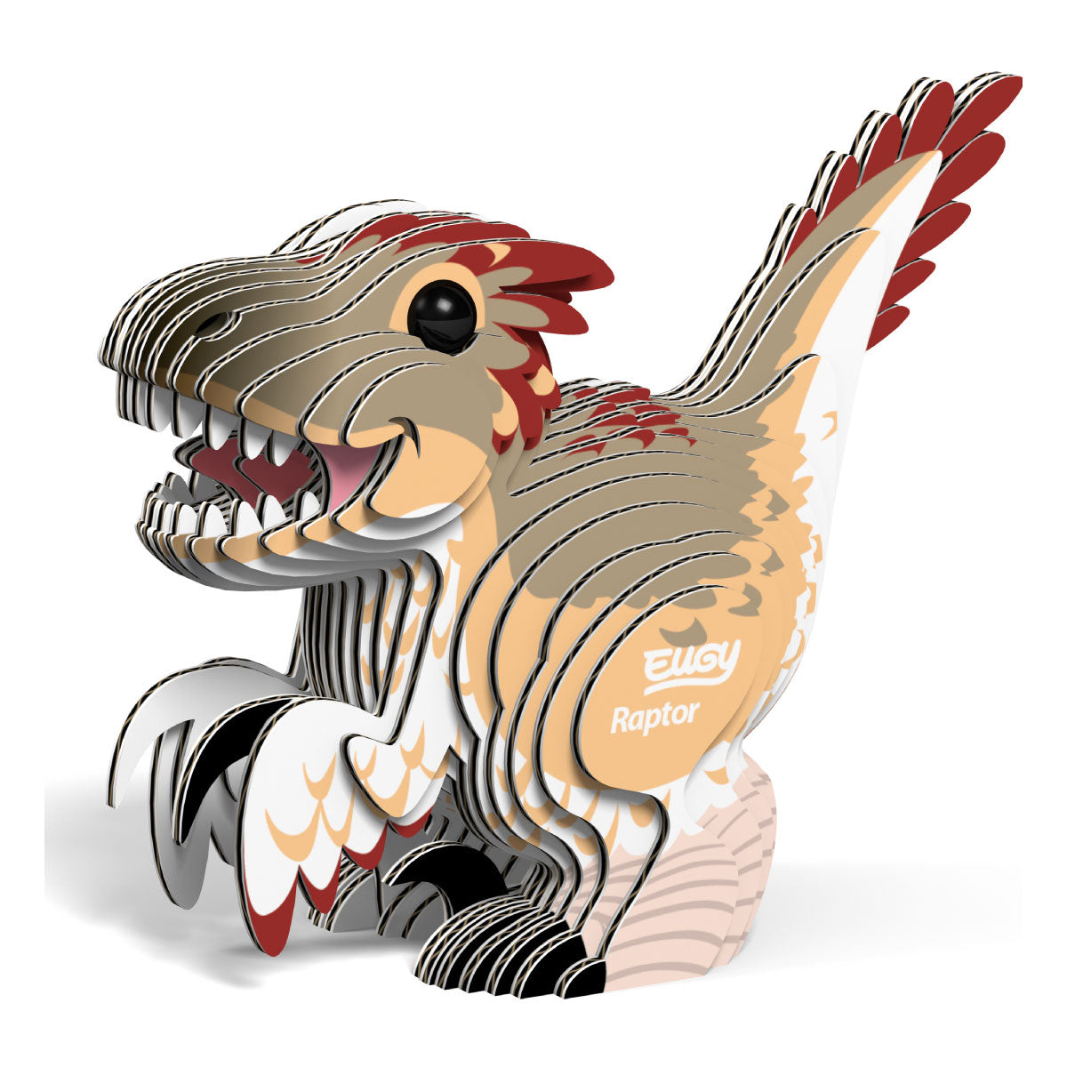Eugy Raptor 3-D Cardboard Model Kit